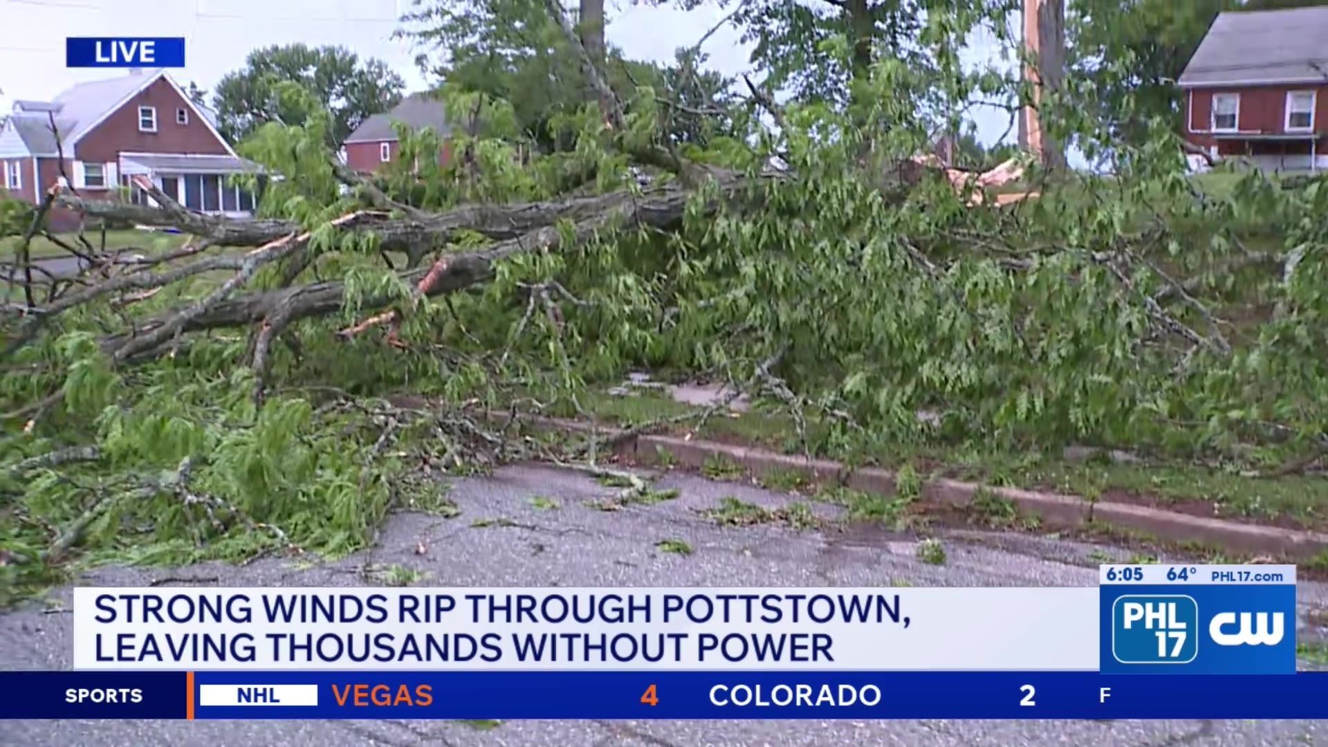 Strong winds rip through Montgomery County, leaving thousands without ...