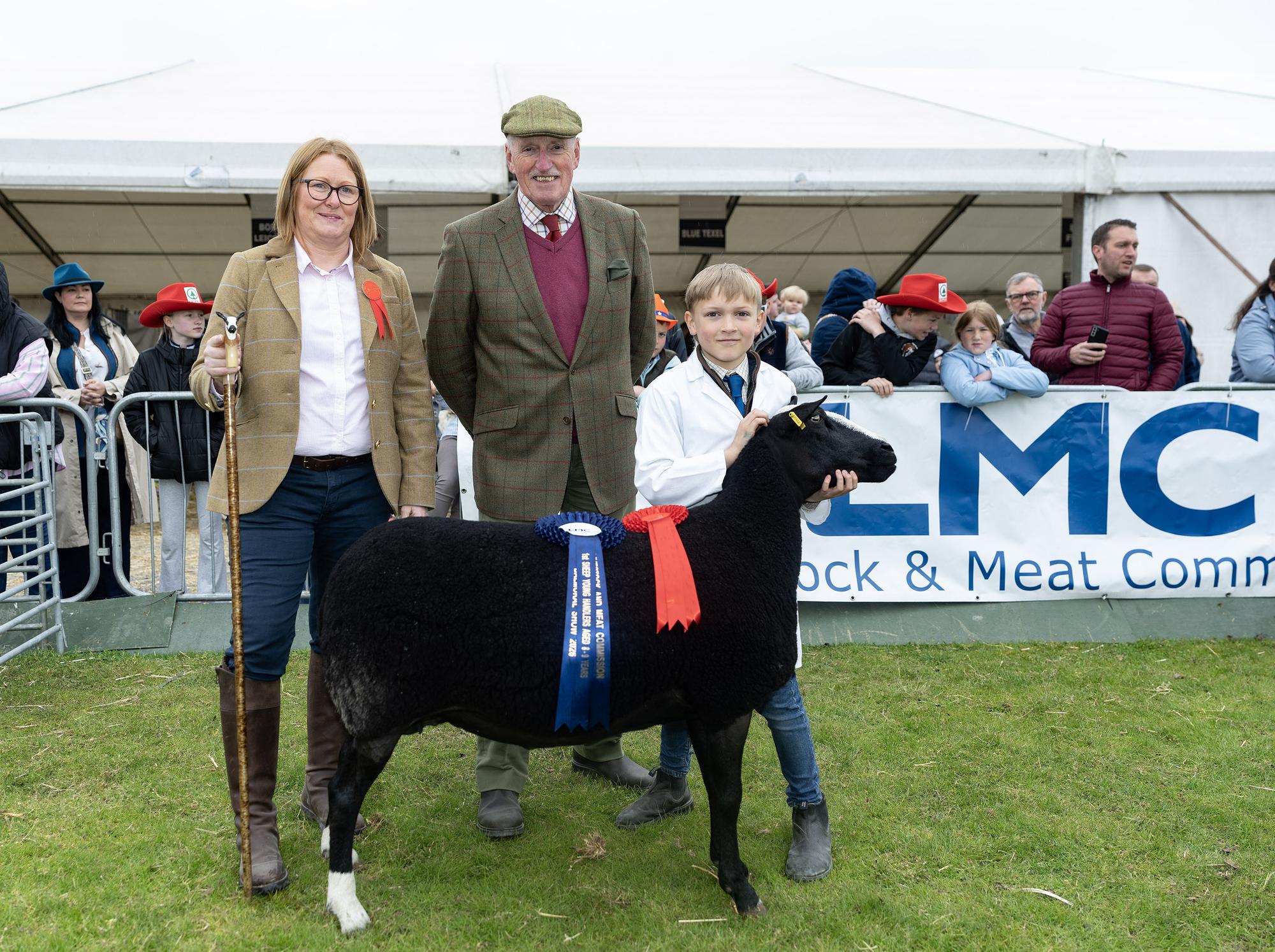 Success in the showring for Sheep Young Handlers