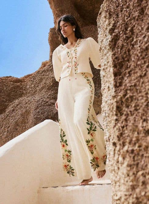 Mint Velvet Linen Trousers