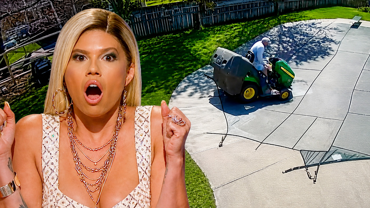 Yardwork turns chaotic with lawn mowers and messy mistakes