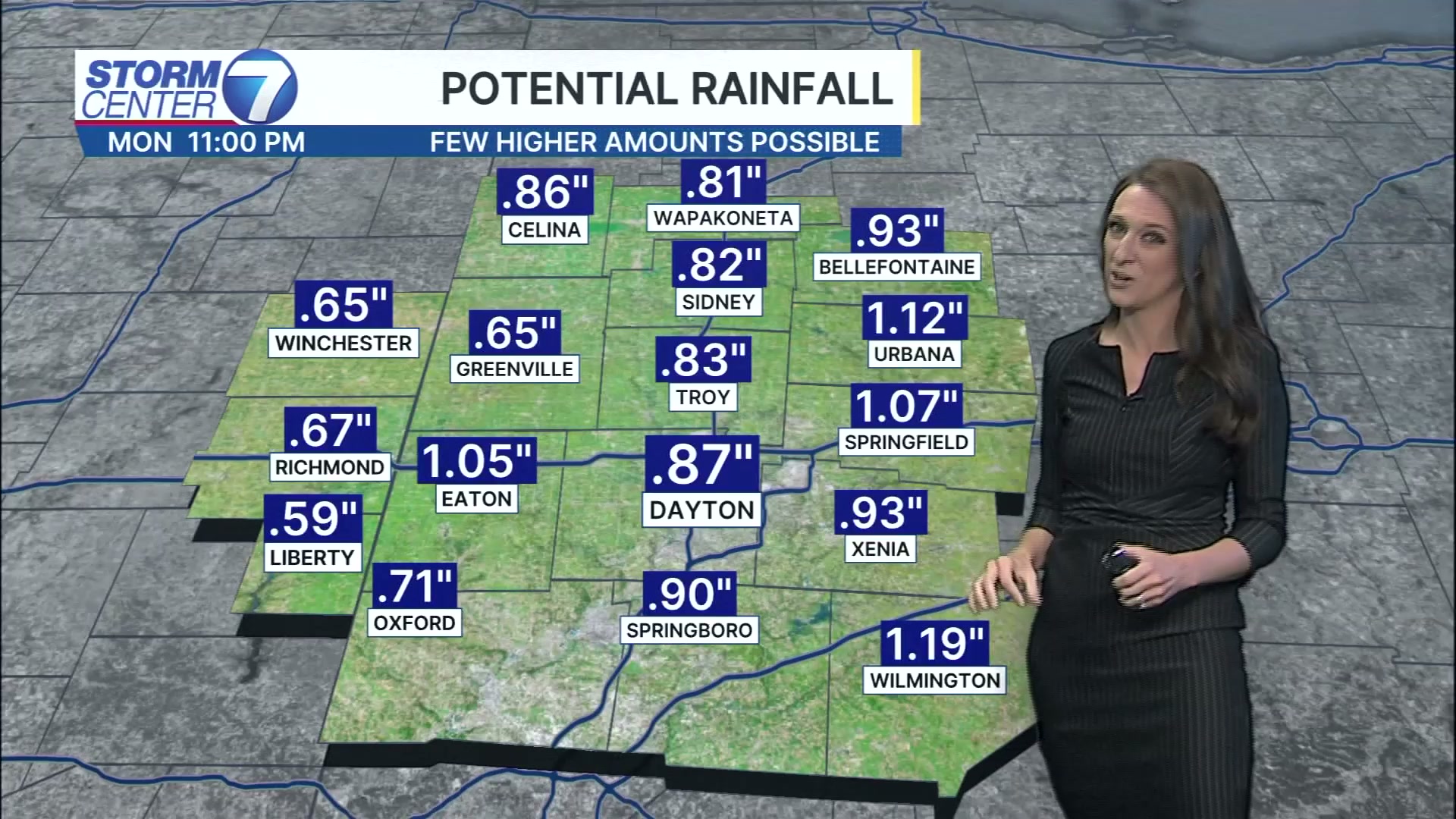 Rain and storm chances Memorial Day Weekend