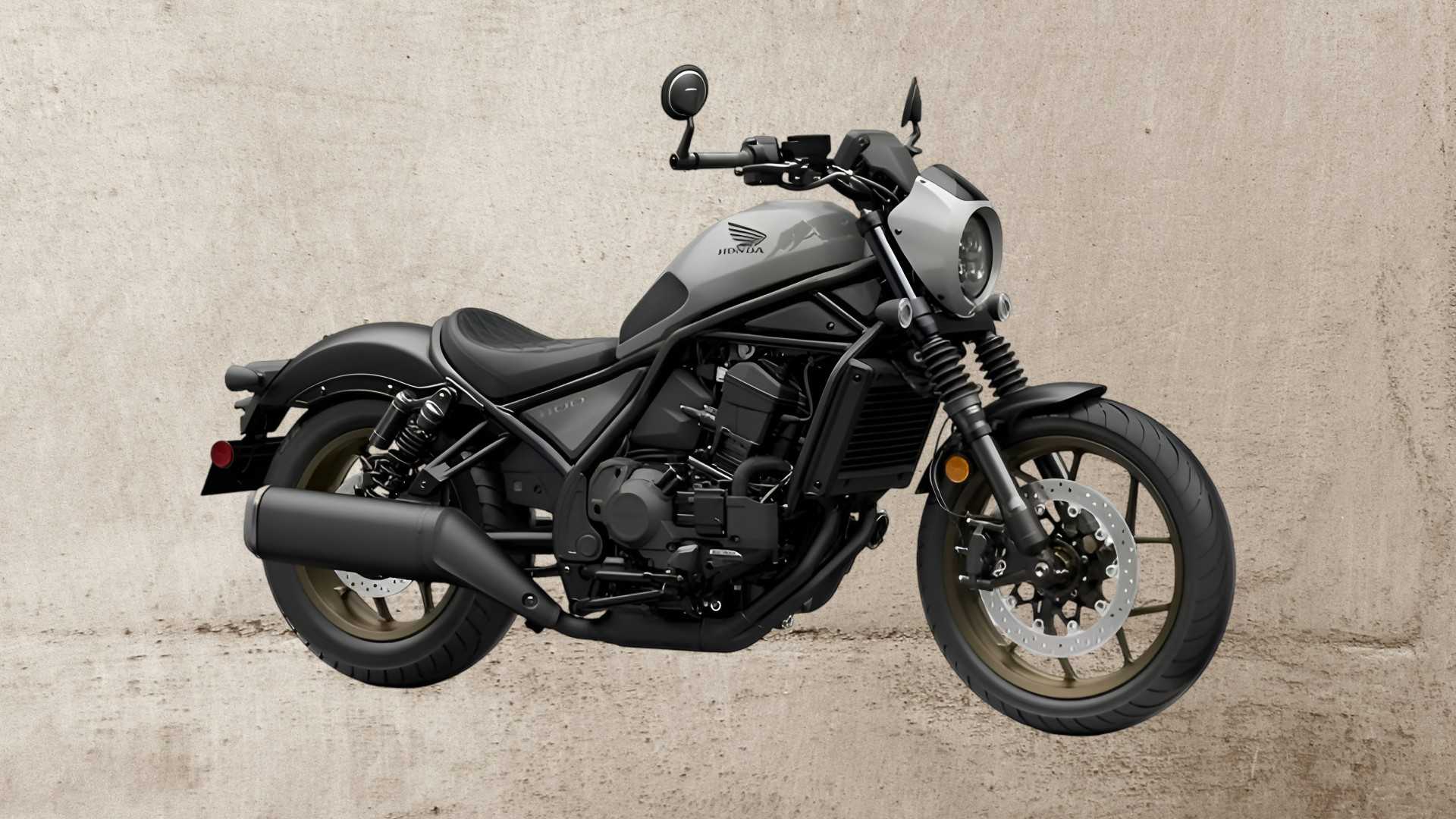 2026 Honda Rebel 1100 SE DCT custom-styled model front third quarter view