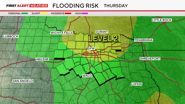 Heavy rain moving into North Texas; flooding possible as chances for ...