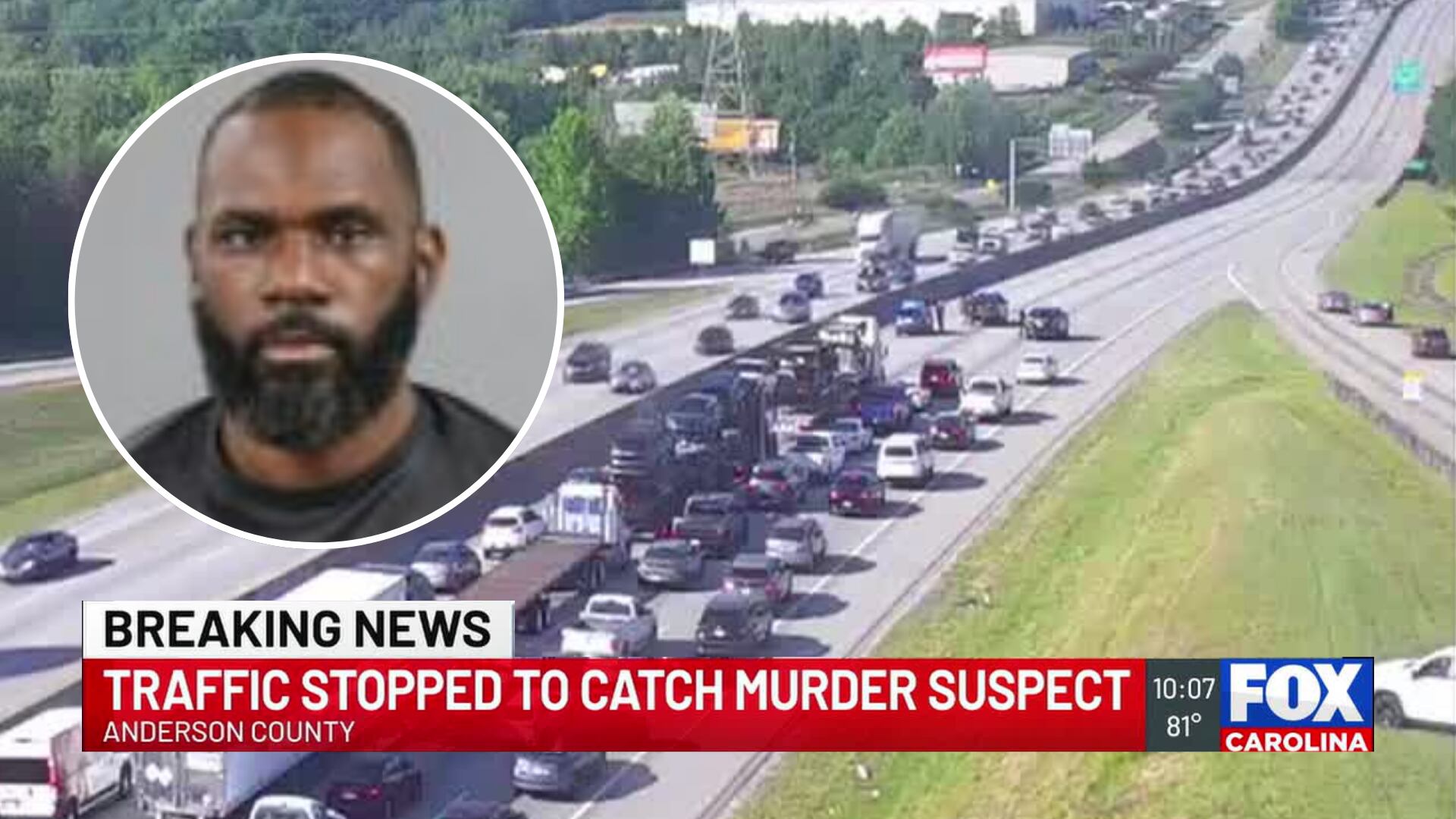 Anderson County deputies use I-85 traffic to box in Georgia murder suspect