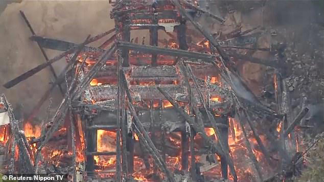 Temple that has housed Japan's 'eternal flame' for 1,200 years is ...
