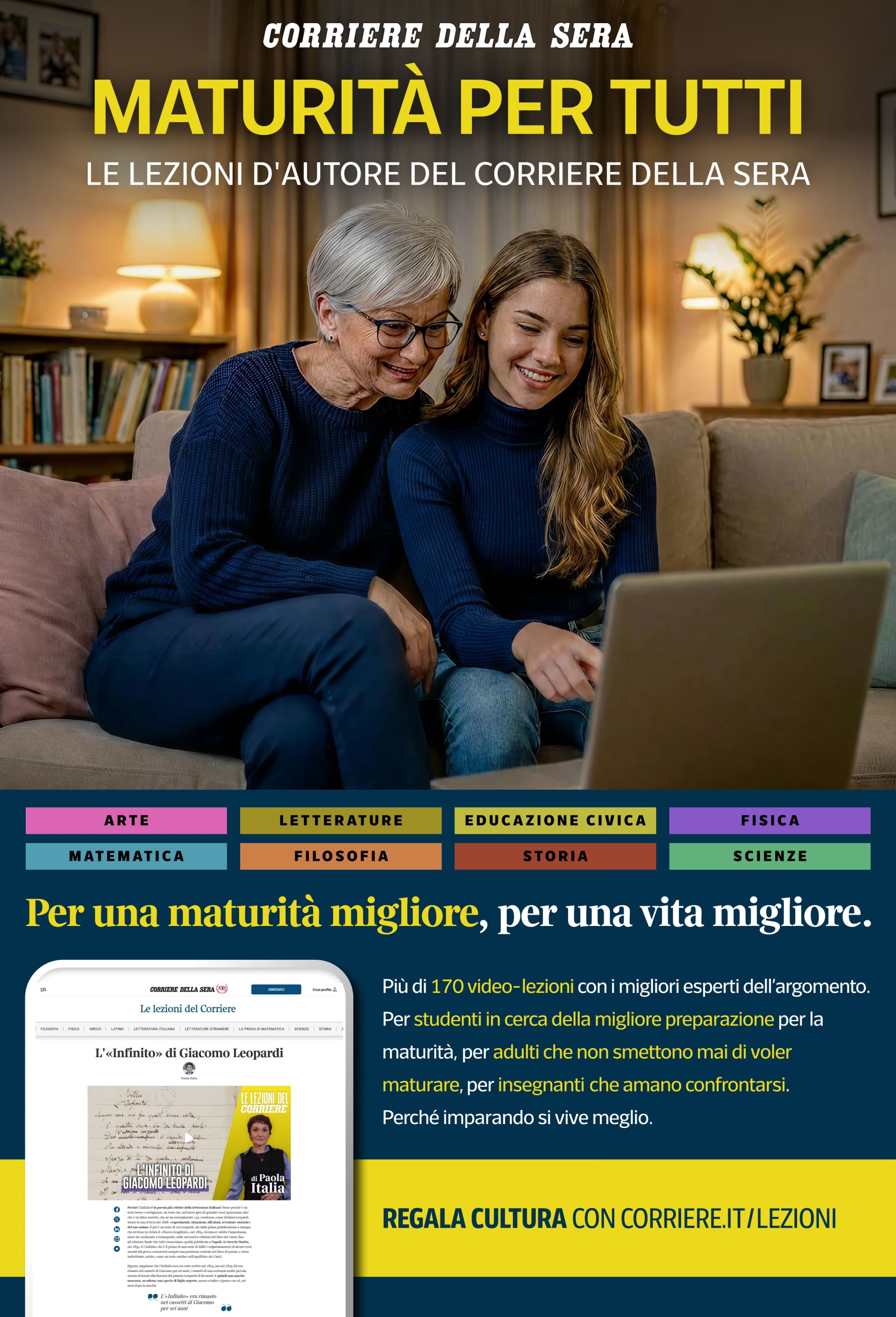 Su Corriere.it 53 inedite 'Lezioni d'autore del Corriere', nuove ...