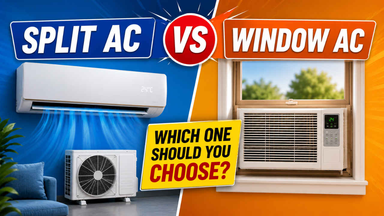 Split AC vs window AC: Which one consumes less electricity, cheaper to ...