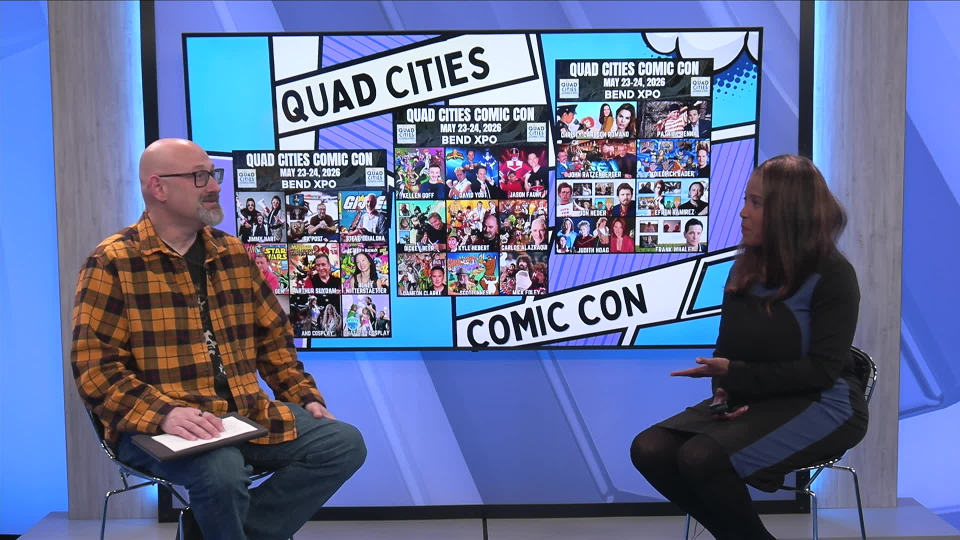 Preview of the first Quad Cities Comic Con
