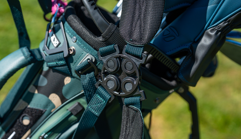 This new waterproof stand bag packs cart bag storage, but there's one ...