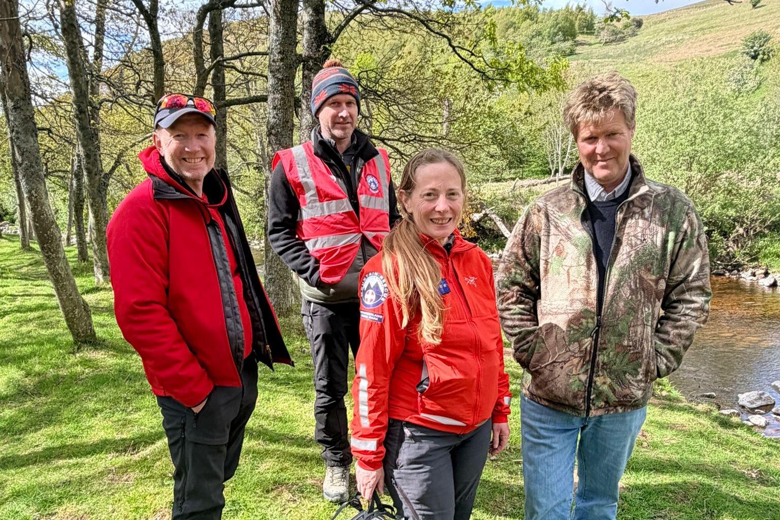 Mountain rescue volunteers mark 60 years of service in Northumberland
