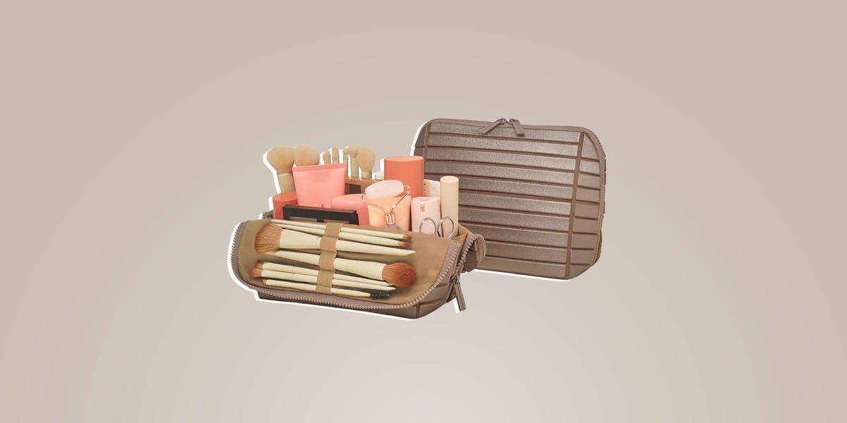 This cosmetic case is a game-changer for hyper-organized travelers