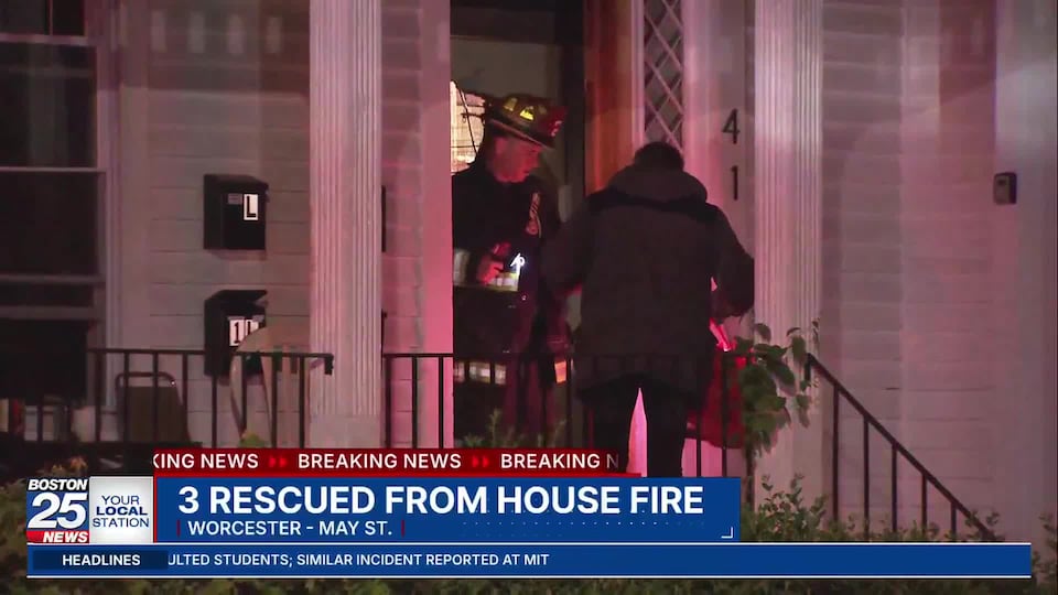 Woman arrested at scene of Worcester house fire that left 4 residents ...