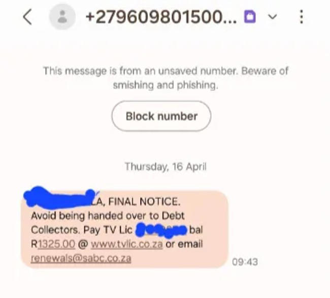 SABC has unleashed debt collectors to chase households