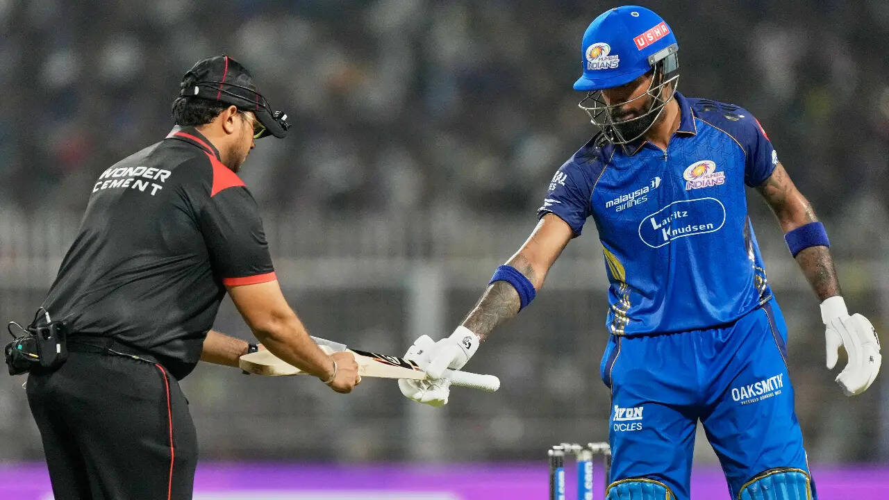 Image for Hardik Pandya lands in trouble over heated outburst in KKR vs MI clash