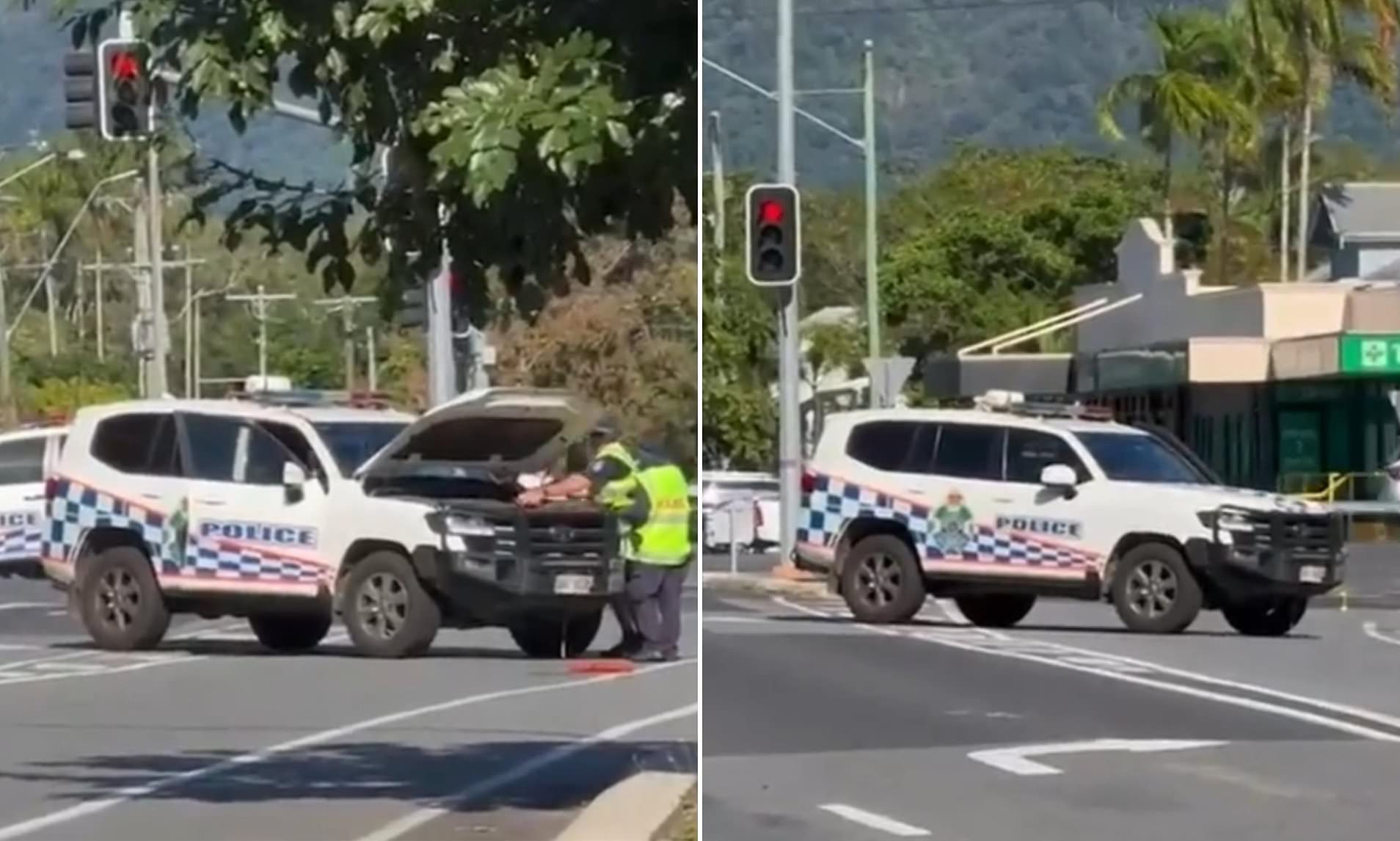 Woman is struck and killed by a police four-wheel-drive while crossing ...
