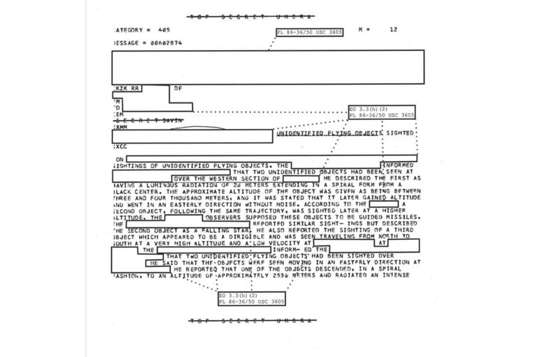 UFO files: 13 fighter jets chased flying object, star-shaped entity seen
