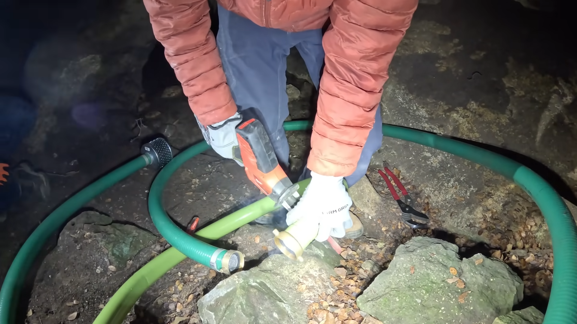 What appeared after 60,000 gallons were pumped from a cave is hard to ...