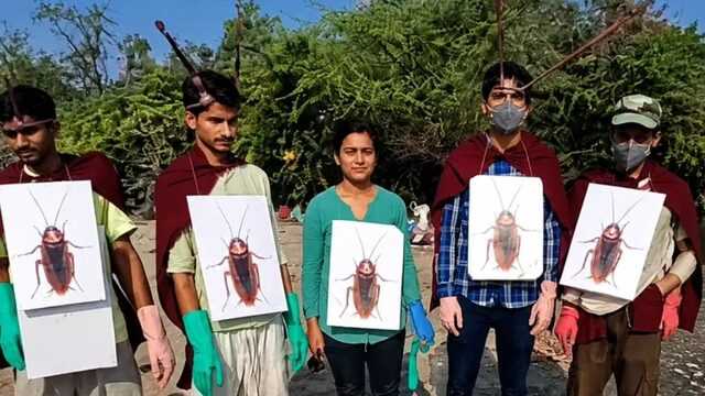 The cockroach Janata Party took over Yamuna banks with a protest nobody ...