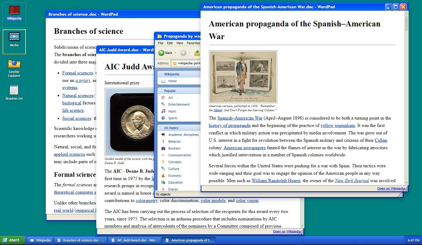 Miss the old PC days? This website lets you experience Wikipedia like ...