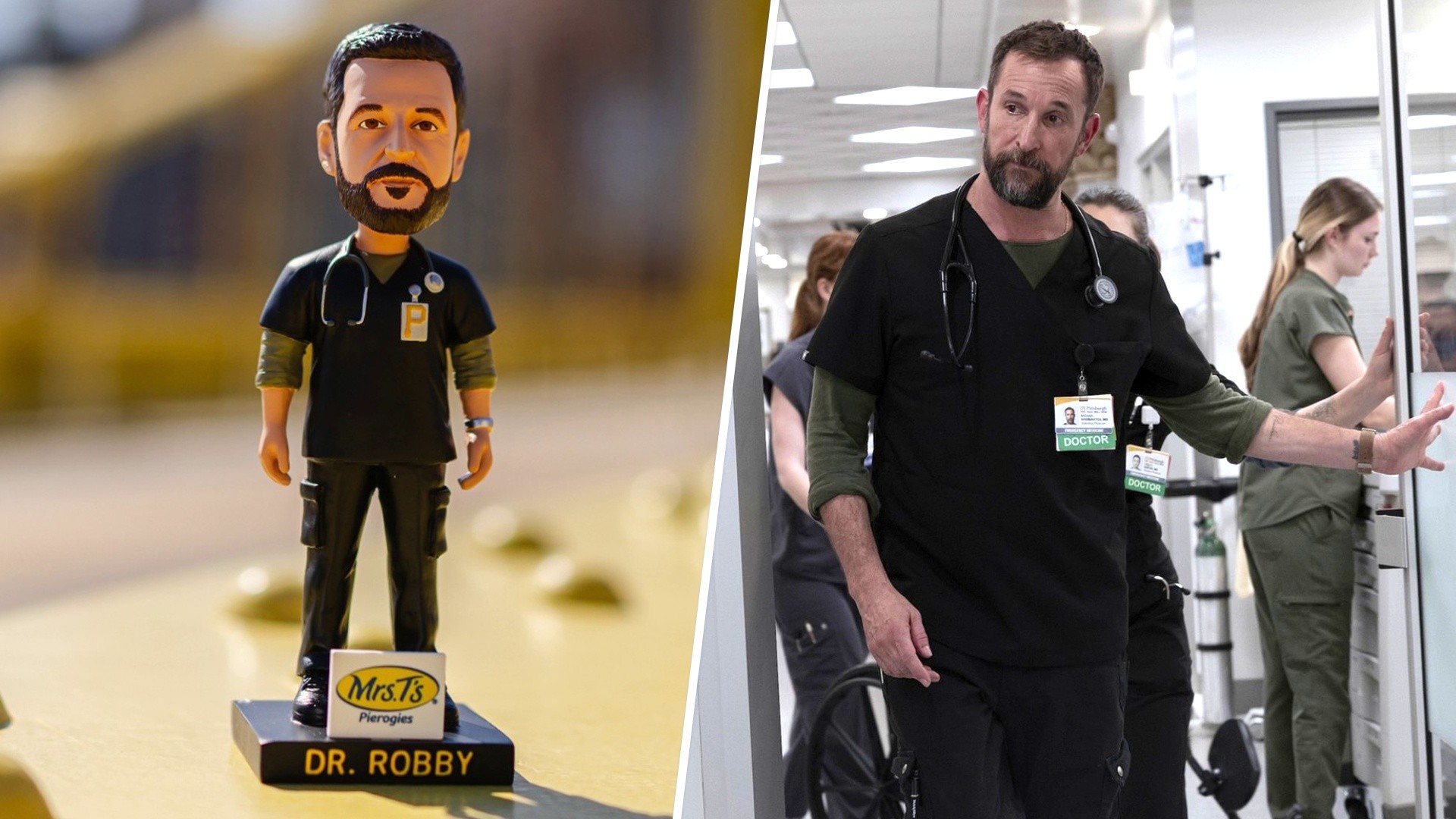Pittsburg Pirate Fans to Get Bobbleheads of 'The Pitt's' Dr. Robby