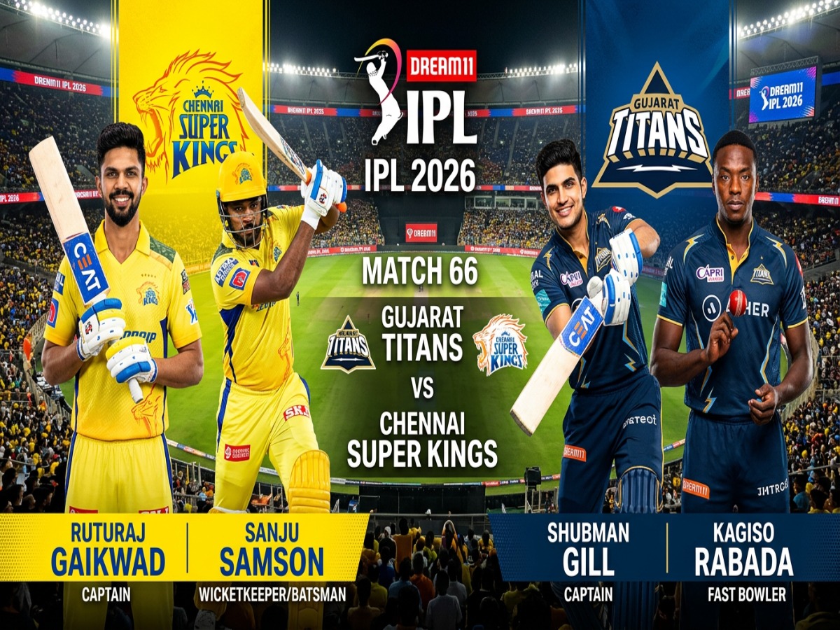 GT vs CSK Dream11 prediction IPL 2026: Fantasy cricket tips, playing XI ...