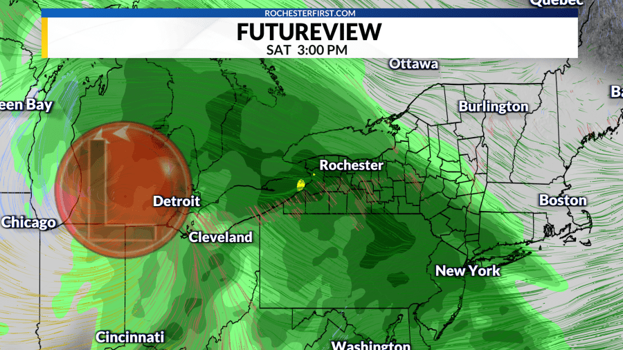 Weather forecast: Weekend keeps trending wet with rain on the way