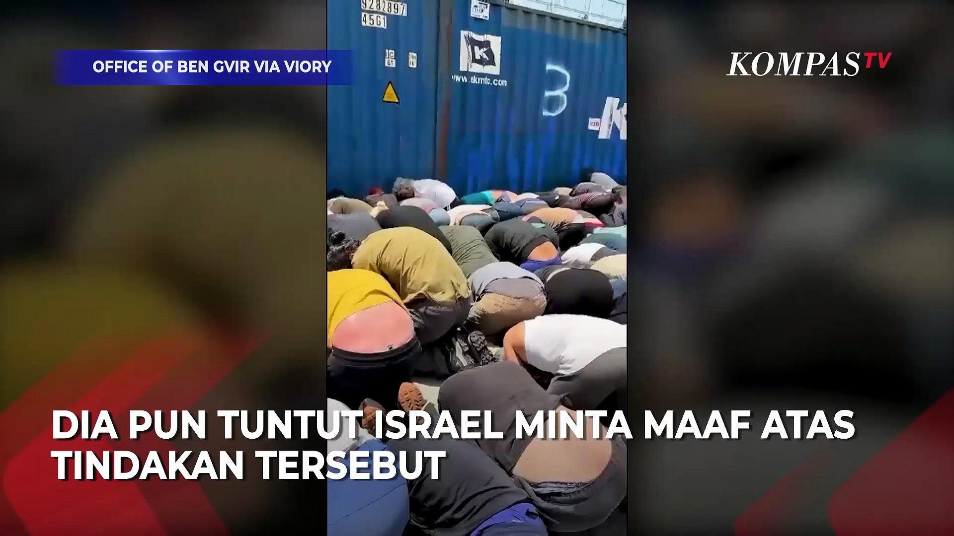 PM Italia kutuk perlakuan Israel ke aktivis GSF diikat-bersujud ...