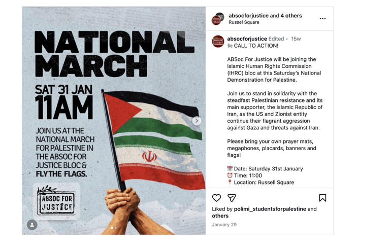 Fears over network of UK student societies linked to 'Iranian ...