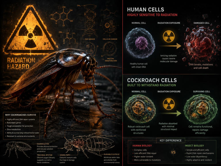 Can cockroaches survive nuclear war? The truth behind the viral myth