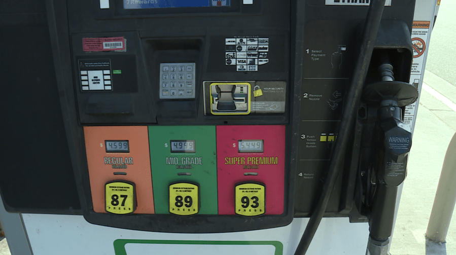 Local gas prices jump ahead of busy Memorial Day weekend
