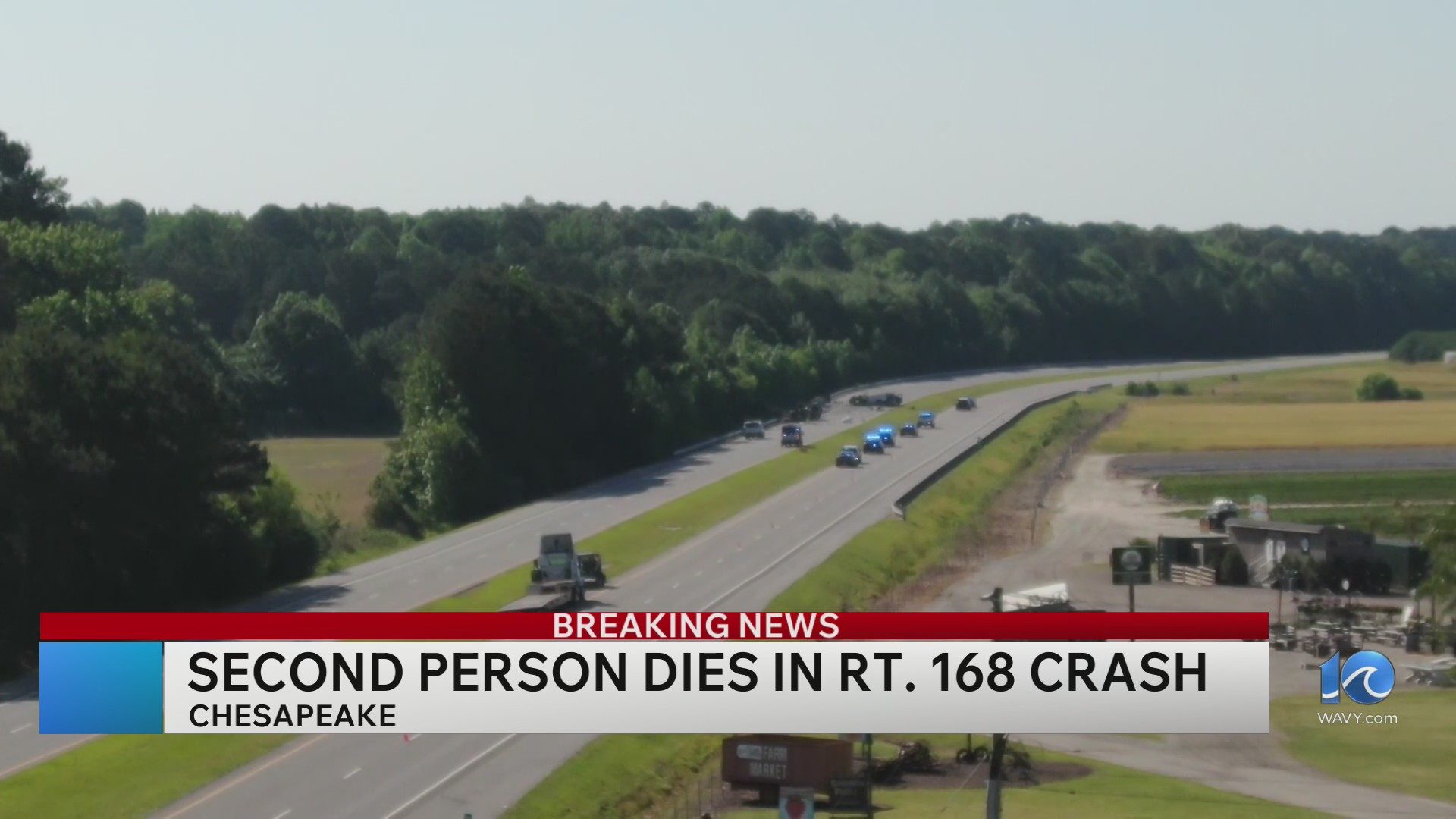 CPD: Second person dies following crash on Route 168; 2 hurt