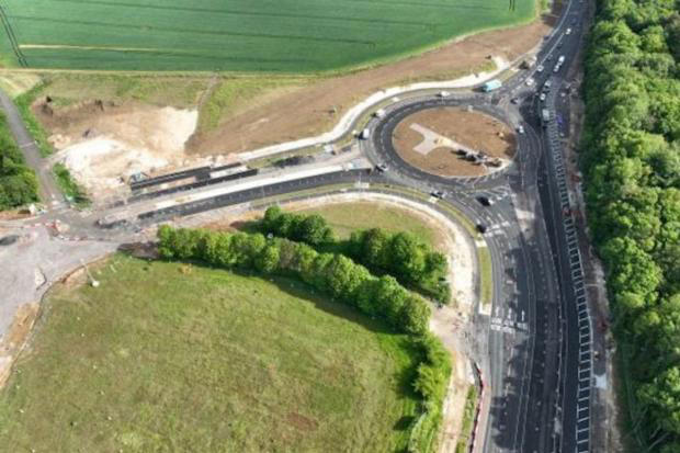 New M27 roundabout opens as part of junction 10 improvement scheme