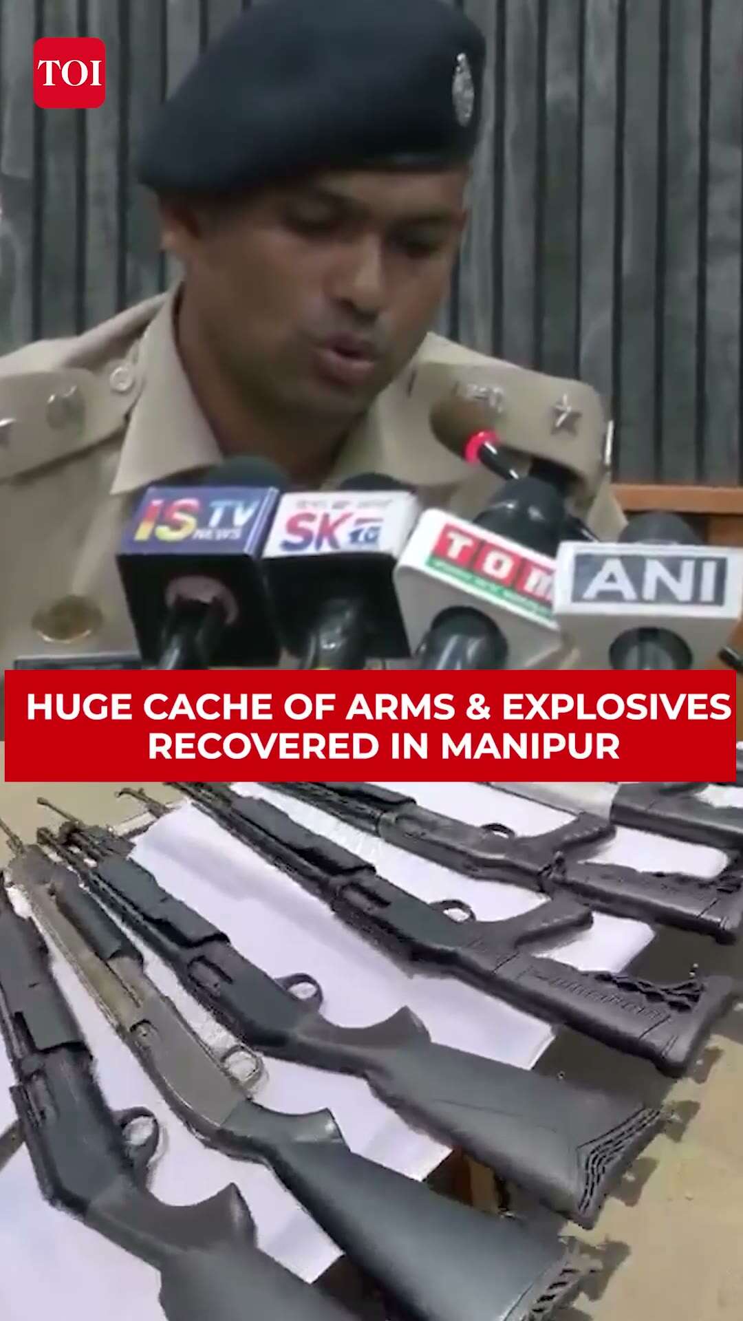 Manipur: Security forces recover massive arms cache in raid on UNLF (P ...