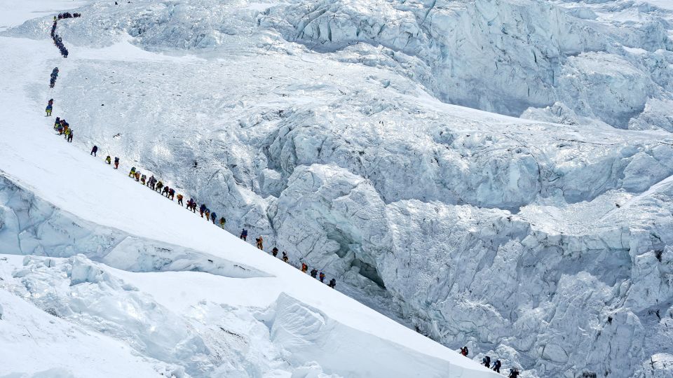 New record set as 274 climbers scale Everest’s south side in single day