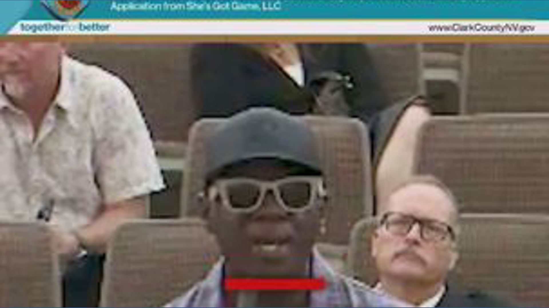 Rapper Flavor Flav asked to introduce himself at a Clark County ...