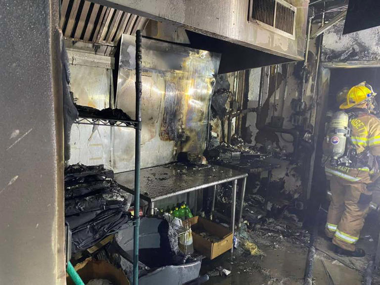 Crews knock down fire at Palace Pizza in Fairhaven