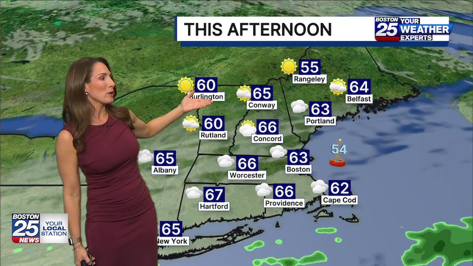Boston 25 Thursday midday weather