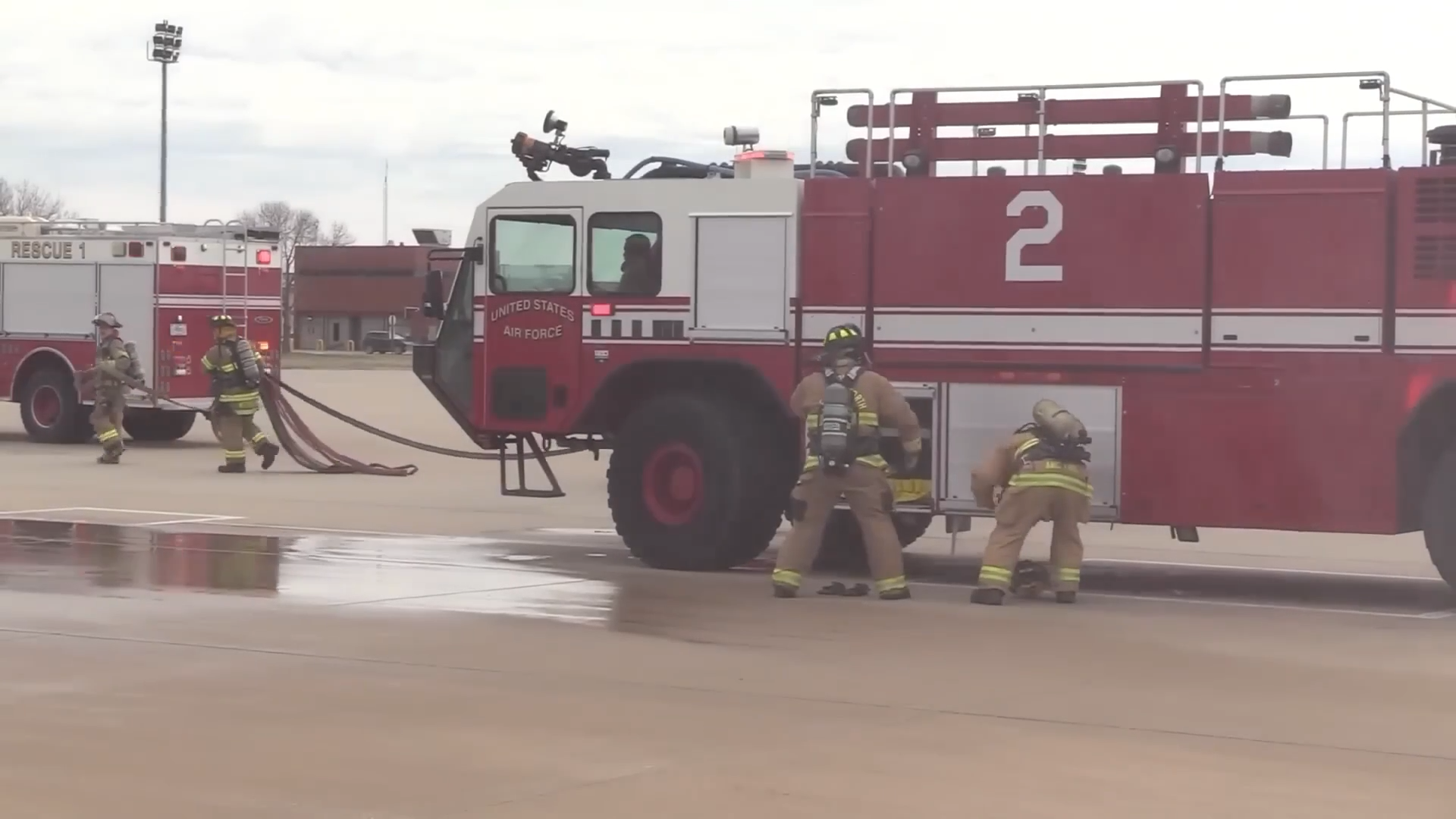 Inside Air Force firefighting: The system built to save aircraft and lives