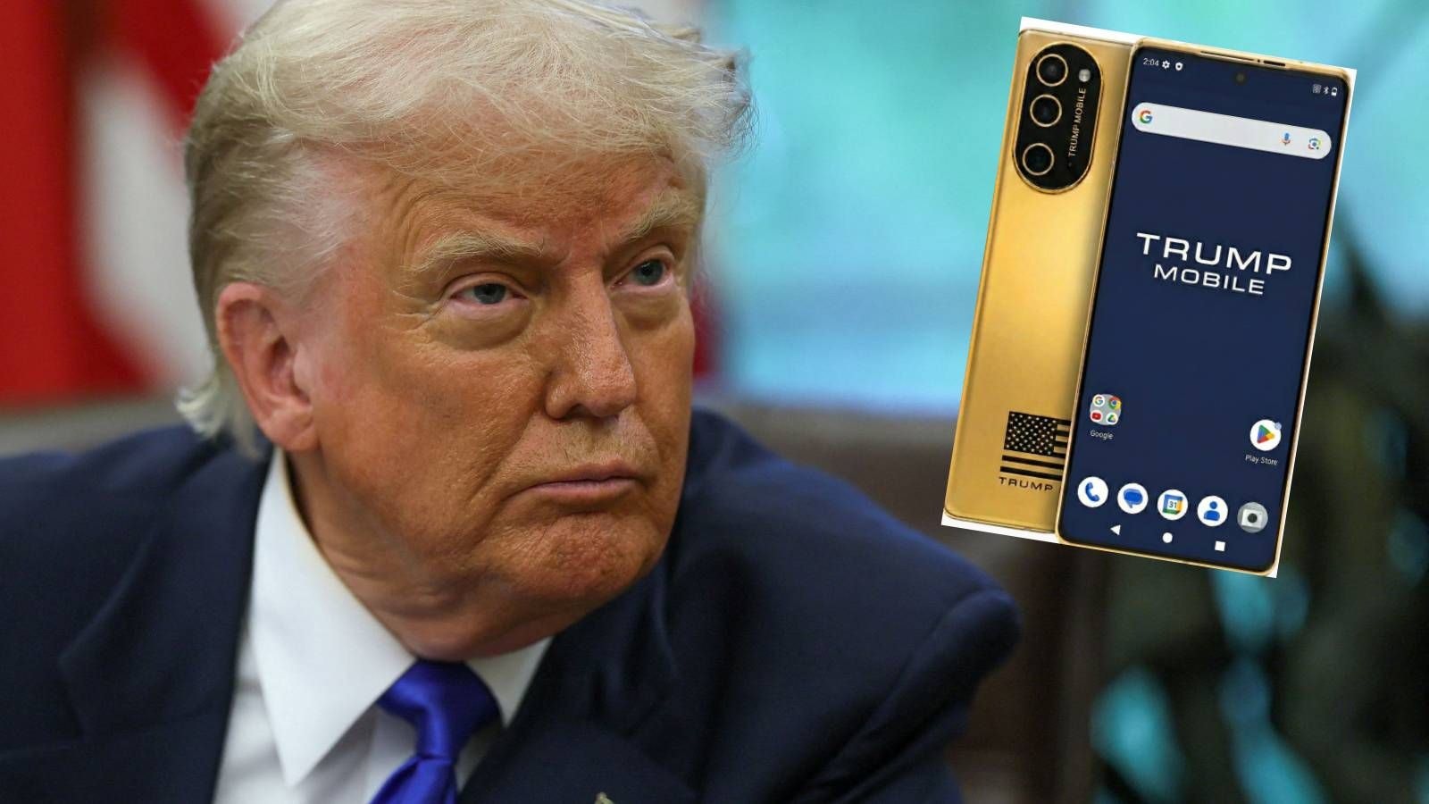 Massives Datenleck! Ärger über goldenes Trump-Handy