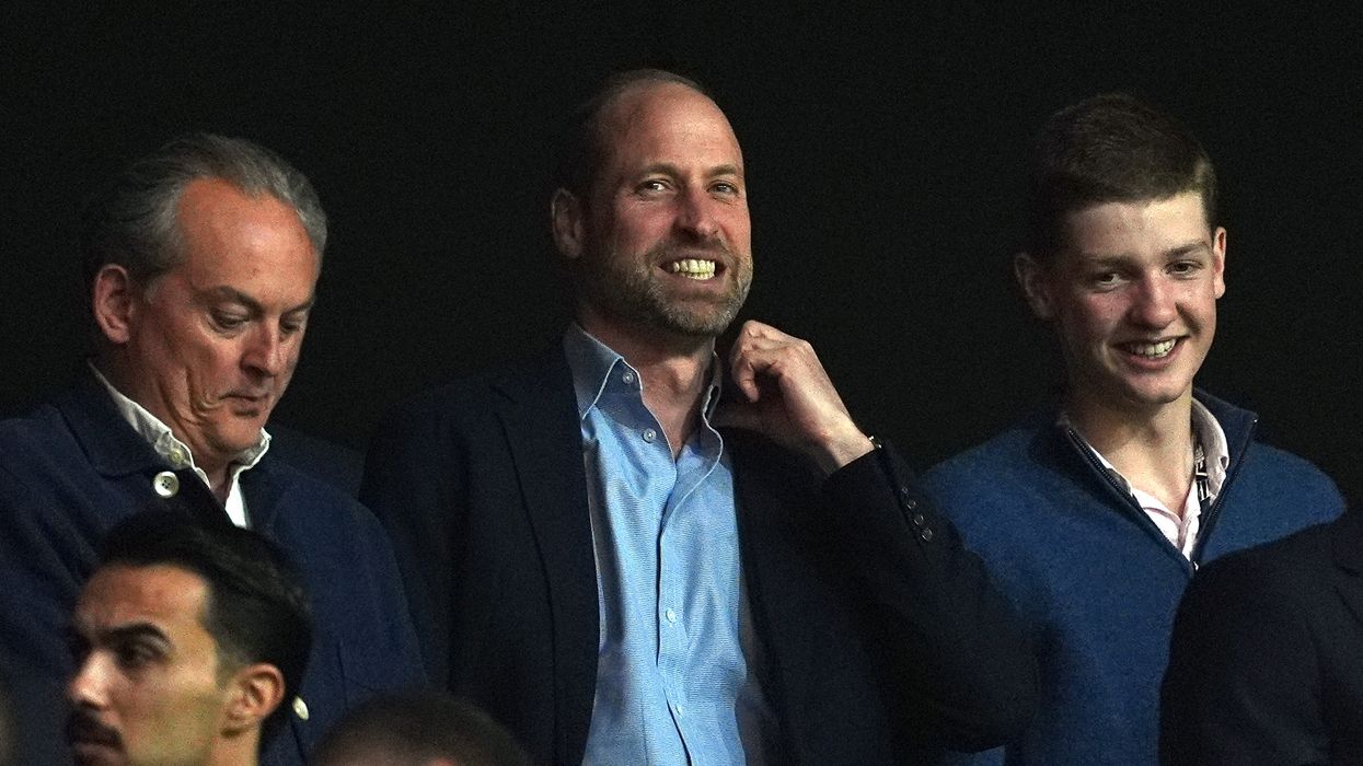 William meets hosts of Aston Villa fan podcast after club’s Europa ...