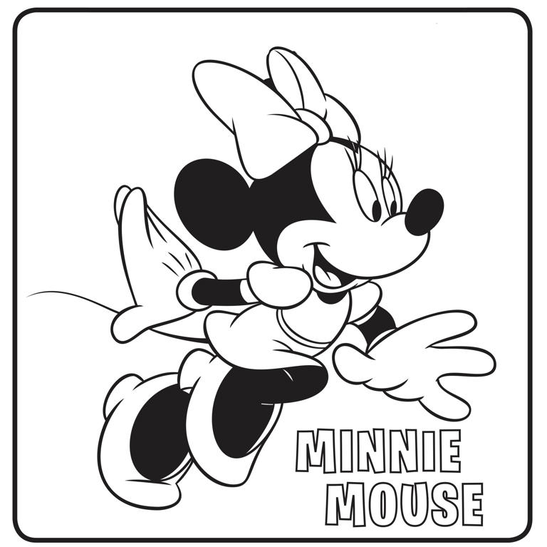 Minnie Mouse printable coloring pages and activity sheets