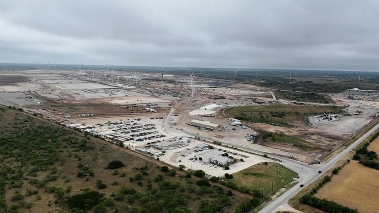 Drone video shows sprawling data center construction underway in ...