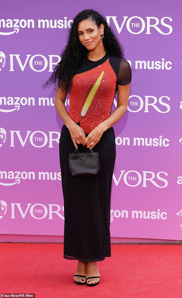 Calvin Harris and Vick Hope make rare red carpet appearance at the Ivors