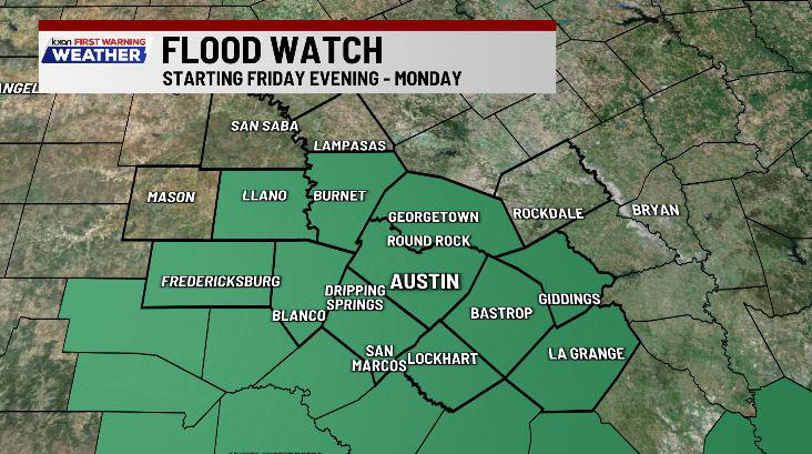 Storm potential today, flood watch issued for Friday