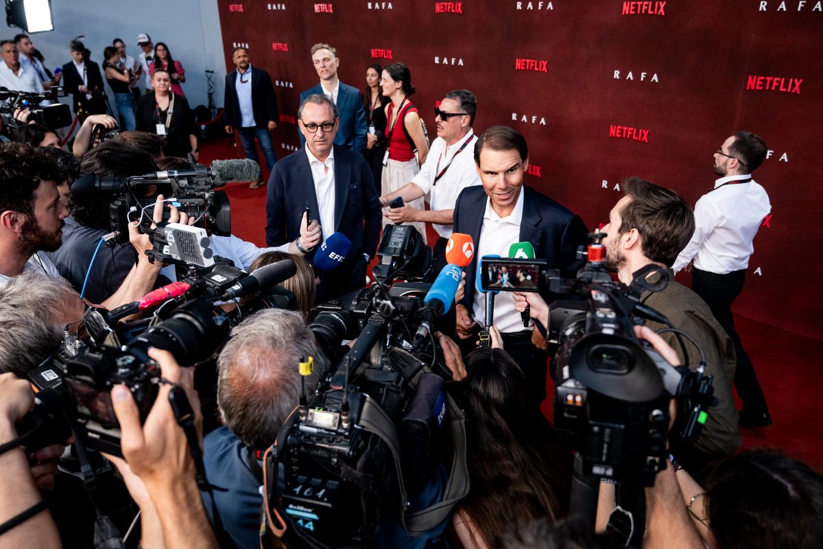 Rafa Nadal is inseparable from his wife, Mery Perelló and son Rafa Jr ...