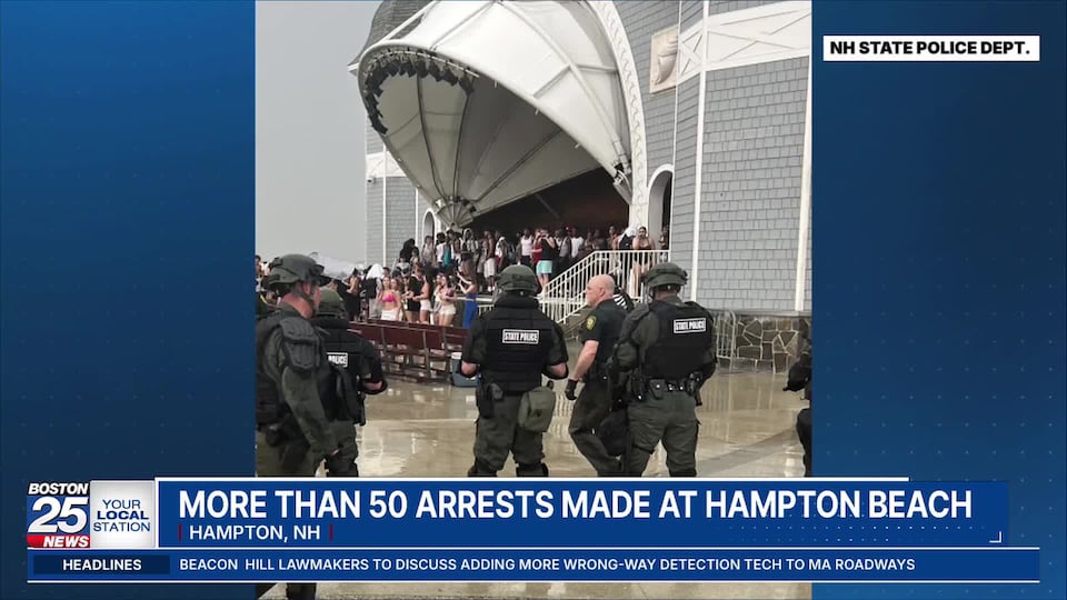 More than 50 arrests made at New Hampshire's Hampton Beach
