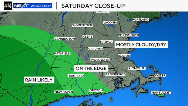 Weather maps for Memorial Day weekend show rain chances in Massachusetts