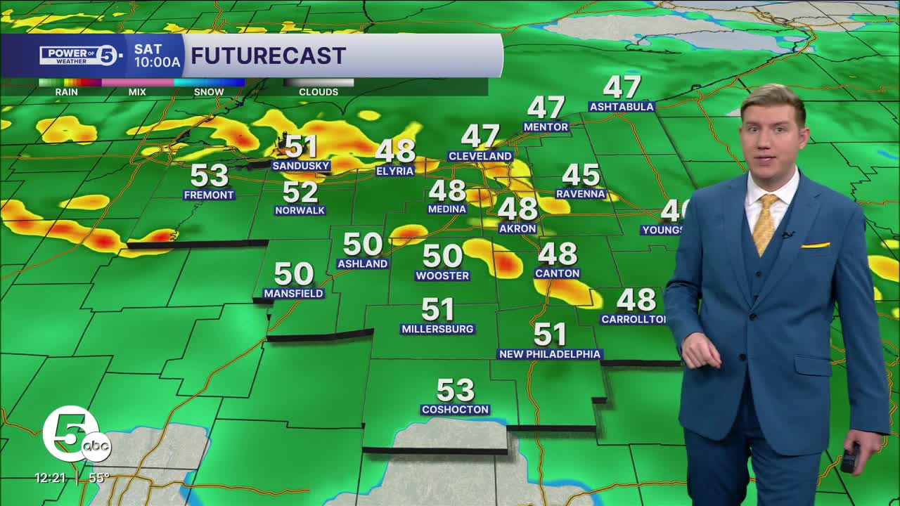 Rounds of rain for Memorial Day weekend