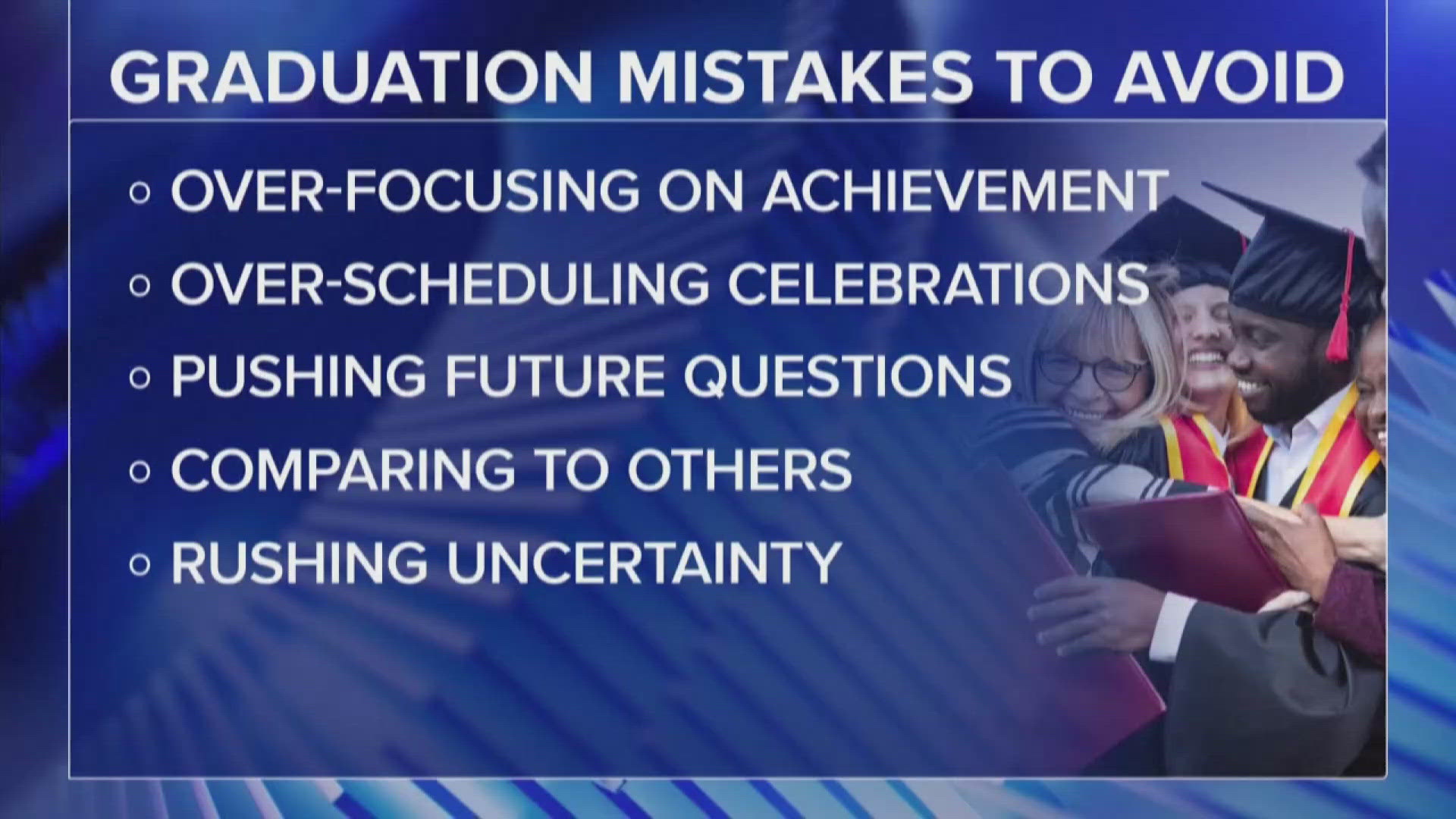 Why so many graduates feel stressed even during a celebration