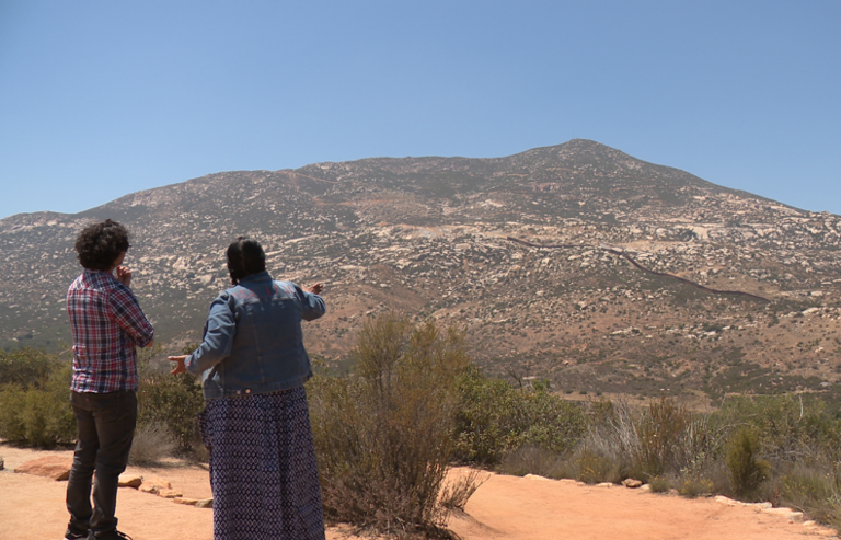 Border wall project on sacred Mexican mountain threatens Kumeyaay heritage
